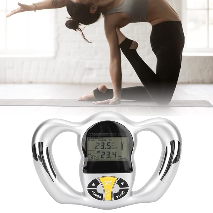 Handheld Body Fat Loss Monitor, Body Composition Monitor with Scale, BMI Meter Fat Analyzer Health Monitor Body Fat Monitor Device Handheld Body Fat Measurement Tool