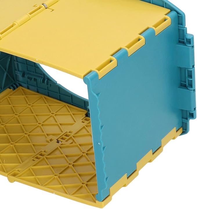 KIMISS Foldable Portable Toddler Potty - Travel & Camping Baby Toilet for Easy on Long Drives (Blue Yellow)
