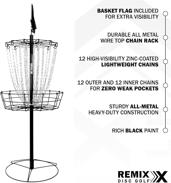 Remix Practice Basket for Disc Golf - Choose Your Color and Style