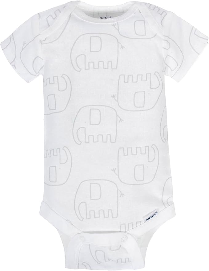 Gerber Unisex-Baby 8-pack Short Sleeve Onesies Bodysuits