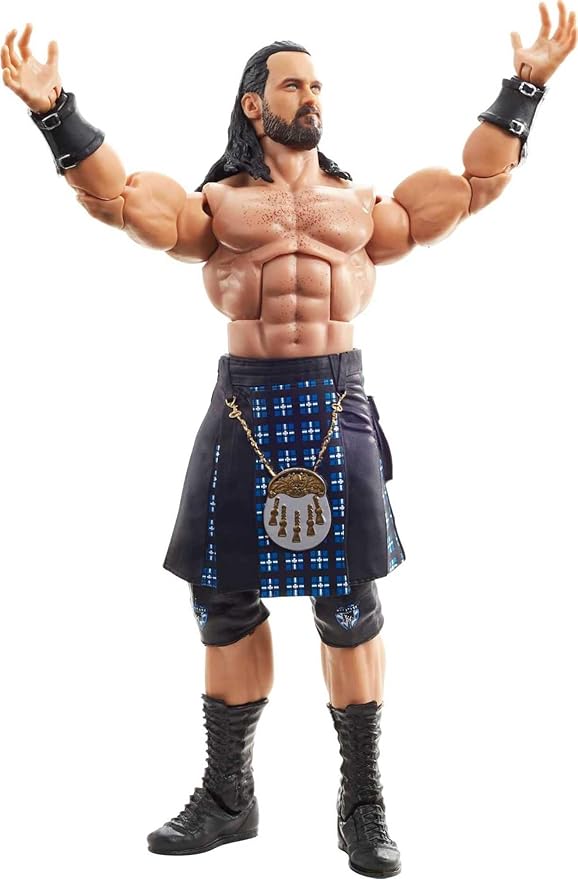 Mattel WWE Drew McIntyre Top Picks Elite Collection Action Figure with Accessories, 6-inch Posable Collectible Gift for WWE Fans Ages 8 Years Old & Up