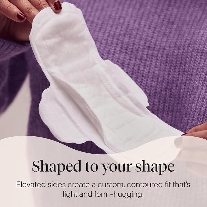 Cora 100% Organic Cotton Topsheet Pads (34 Made to Move Regular Pads)