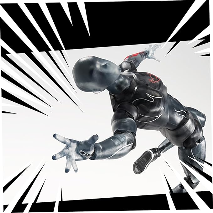 Action Figures 5.91in with Inclusive Arm Accessories Movable Gestures Drawing Mannequin Poseable Figure Decorative Action Figure Body Gift for Tabletop Display Shelf (Male)