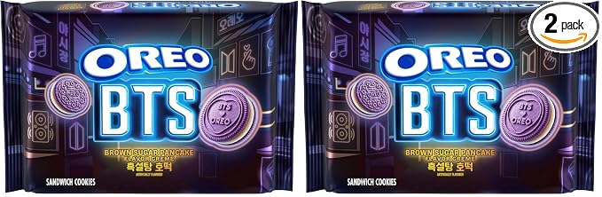 OREO BTS Sandwich Cookies, Limited Edition, 10.68 oz (Pack of 2)