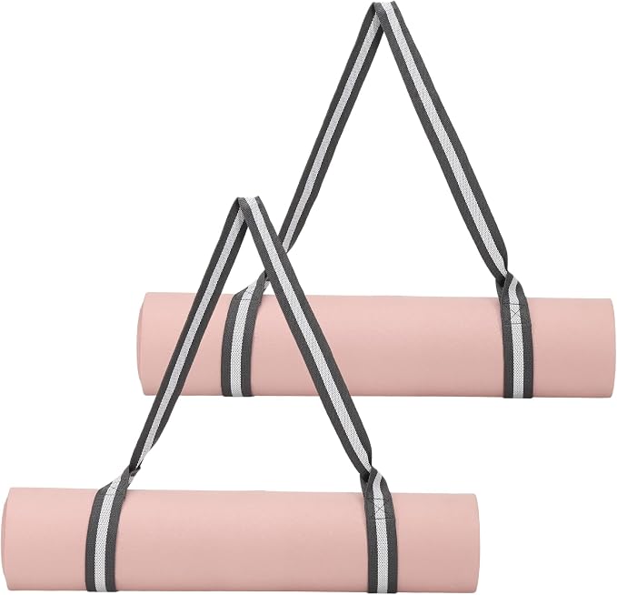 Yoga Mat Straps for Carrying, Adjustable Exercise Mat Sling Holder Multi Purpose Mats Carrier