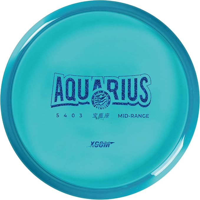 Disc Venus-Aquarius | Stable Disc Golf Mid-Range | Easy Control Mid-Range | Easy-to-Throw | 170-175g | PDGA Approved Disc Golf for Outdoor, Backyard and Competition
