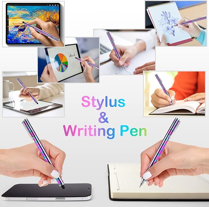 Juboury Magnetic Fidget Pen, Decompression Magnetic Toy Pen, Stress Relieving Gift for Adults Kids Teens, Novelty Toy for 10 11 12 13 14 Year Old Boys