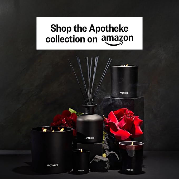 Apotheke Scent Tower Aromatherapy Diffuser Fragrance Refill, Charcoal (120 ml) - Long-Lasting Perfume-Grade Essential Oil for Clean & Fresh Home, Office, Hotel & Large Rooms