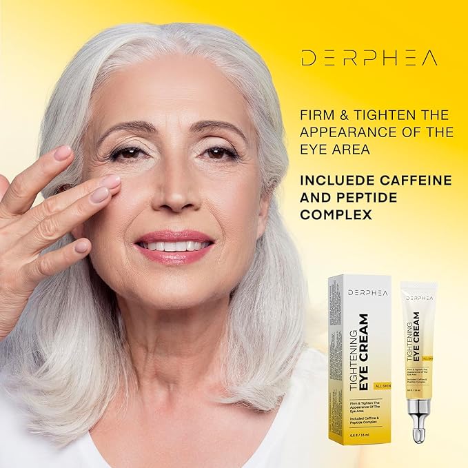 2-Pack Instant Eye Tightener Cream: Temporary Under Eye Depuffing Treatment for Bags