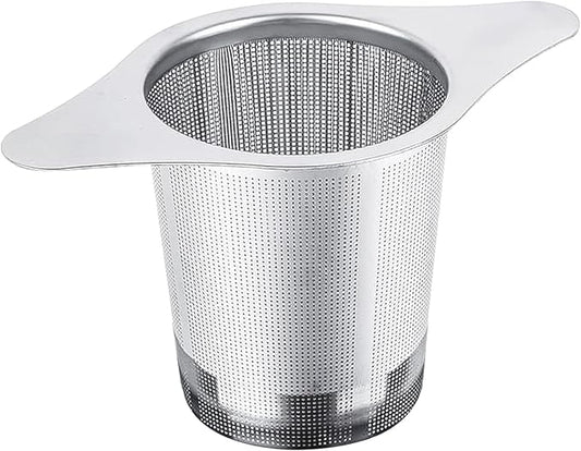 Stainless Steel Tea Infuser, Large Capacity Tea Steeper Basket Filter for Mugs, Teapots, Cups