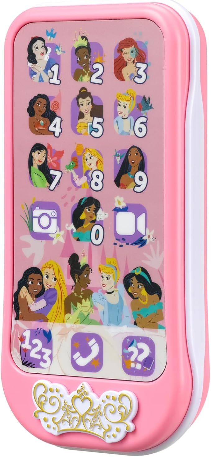 Disney Princess Toy Phone for Kids, Toddler Toys Designed for Fans of Disney Princess Toys