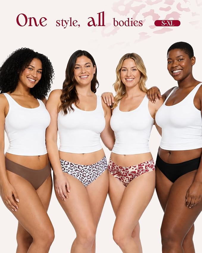 LEVAO Seamless Thongs for Women Invisible Toe Thong No Show Camel Proof Underwear Thong Panty Liners Workout G-Strings