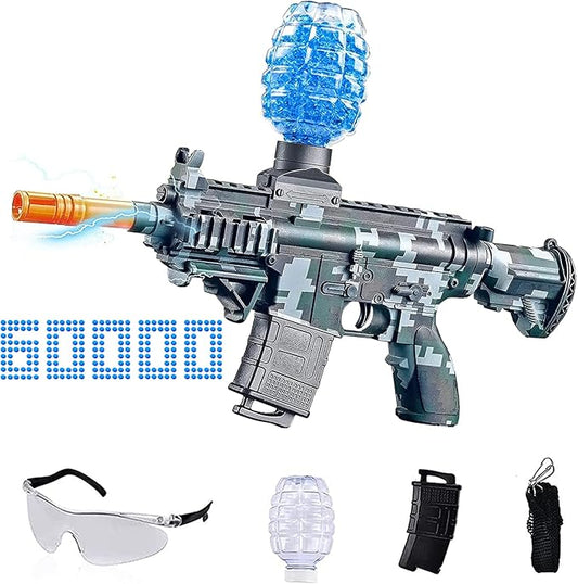 Electric Gel Ball Blaster Toys-Eco-Friendly Splatter Ball Blaster,Automatic Outdoor Games Toys for Activities Team Game(Green)