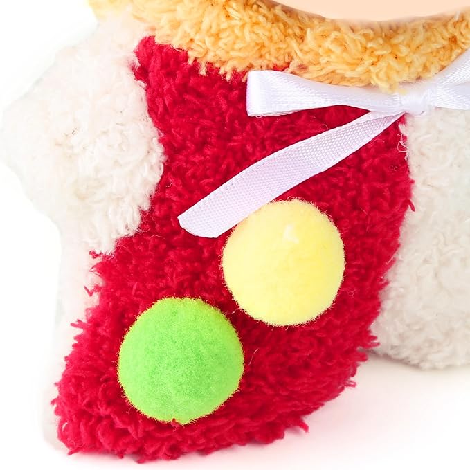 Plush Doll Clothes for Labubu - Cute Animal 17cm Doll Clothing, Premium Doll Accessories Clothes for Collectors or Display - Kawaii Clowns with Colored Balls Costume (No Dolls)