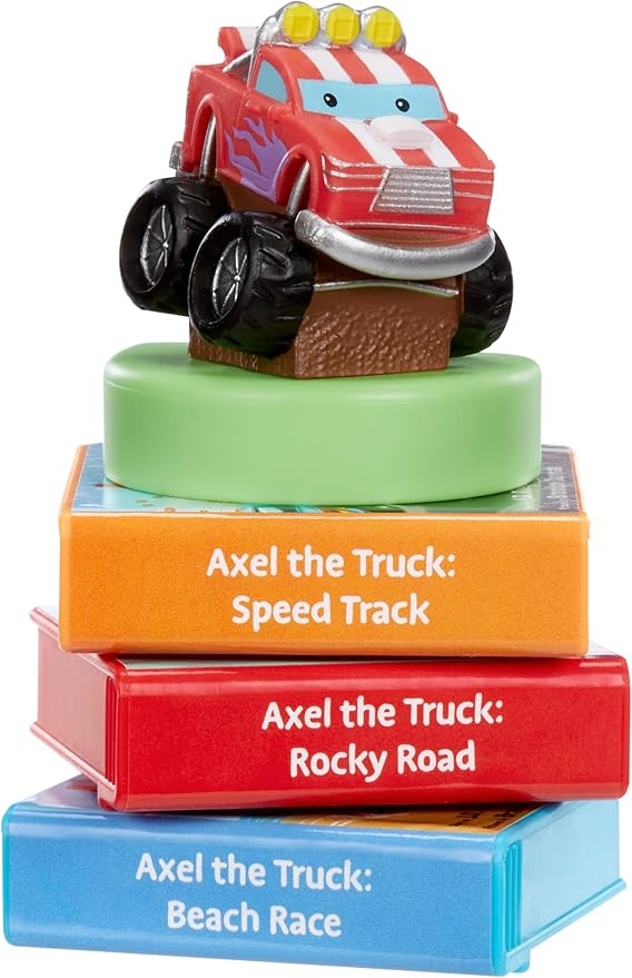 Little Tikes Story Dream Machine Axel the Truck Story Collection, Storytime, Books, HarperCollins, Audio Play Character, Gift and Toy for Ages 3+ Years