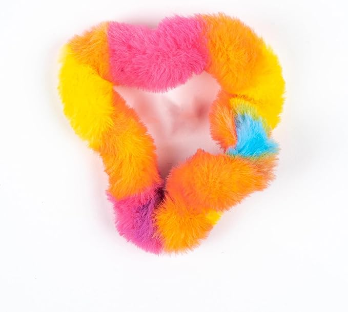 Tangle Furry Fidgets - New! Rainbow Kaleidescope - Plush Tangle Fidget Toy - Soft Colorful Plush Materials That Will Please Sensory Toy Lovers - Take Your Furry Fidget with You Everywhere!