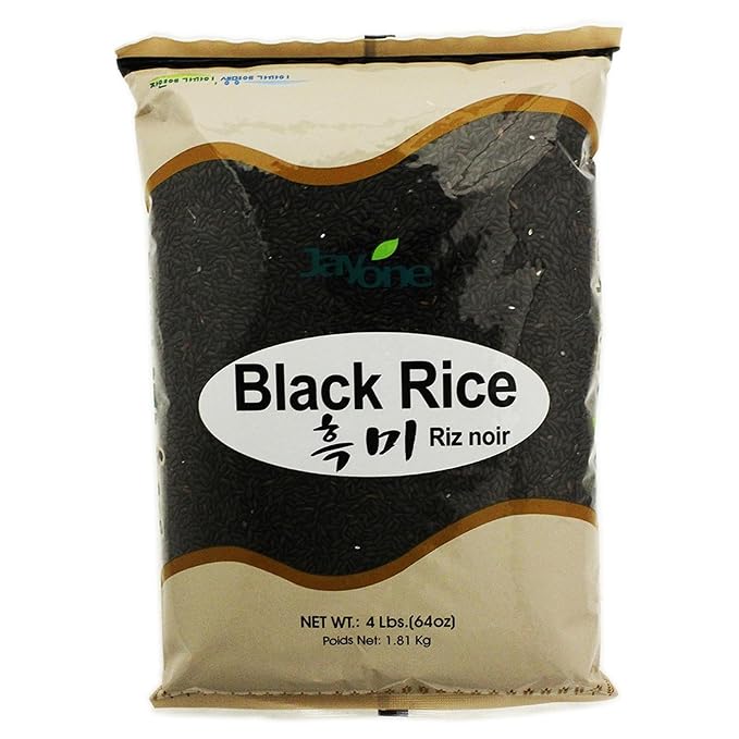 Jayone Black Rice, 4 lb, Dark Rice Grain for Multigrain Rice, Rice Bowls, Porridge, Salads, and Everyday Cooking