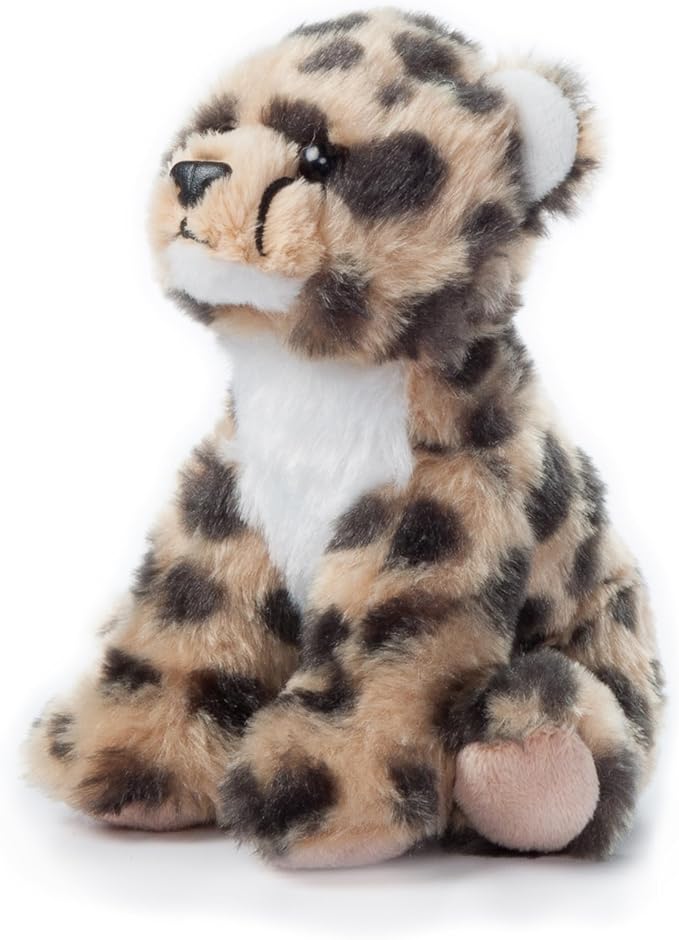 The Petting Zoo Cheetah Stuffed Animal Plushie, Gifts for Kids, Wild Onez Babiez Zoo Animals, Cheetah Plush Toy 6 inches