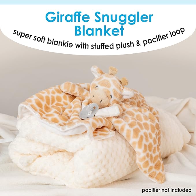 KIDS PREFERRED Carter's Giraffe Plush Stuffed Animal Snuggler Blanket