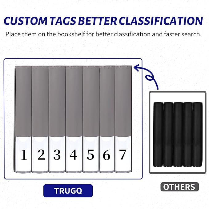 Toploader Binder Holds 324 Toploaders - 20 Toploaders|Waterproof PU Leather + Anti-Yellowing PP Inserts | Ridge Tab Sorting Portable top loader binder for cards(For Sports/Game Cards)