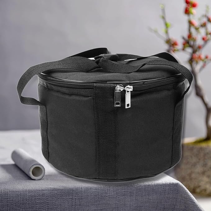 DuskHaven Carrying Bag Storage Case Portable Padded Liner Oxford Dedicated Mallet Pocket Suitable for Meditation Yoga Practice Camping