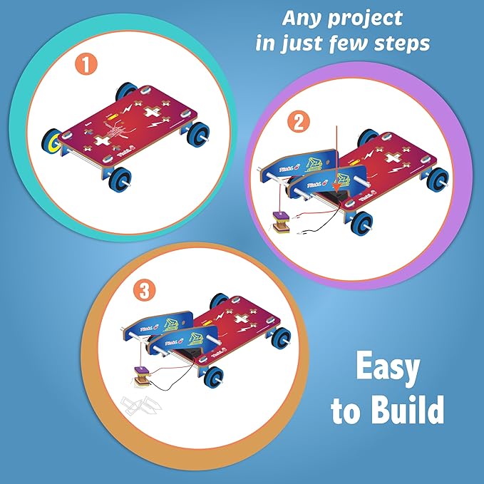 Butterfly EduFields 30in1 STEM Kits for Kids Age 8-10-12 | STEM Toys for Ages 8-13 | Electricity & Magnetism | Science Project Kit for Boys & Girls Aged 8-10-12-14 | Best Educational Birthday Gift