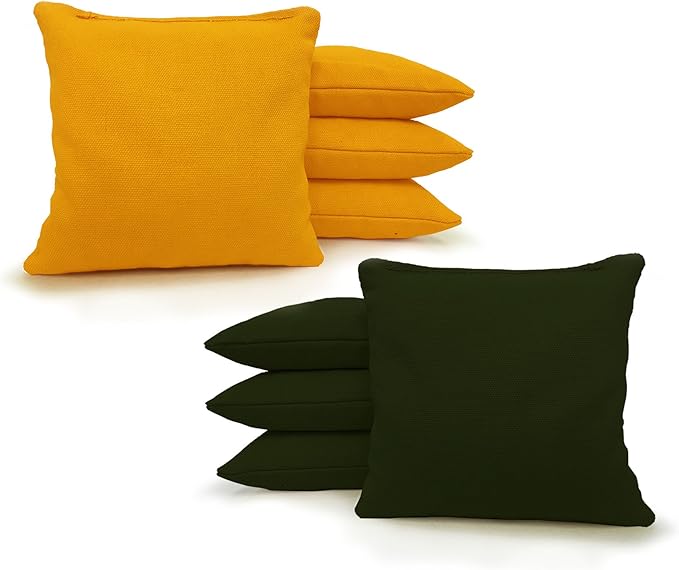 Tailgating Pros Regulation Cornhole Bags - Set of 8 - Corn Filled & Handmade 25+ Color Options