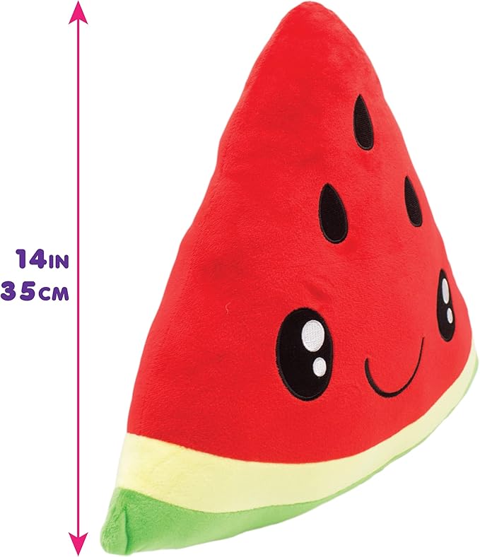 Scentco Smillows - Gourmet Scented Stuffed Plush Pillows (Watermelon) - Accent, Throw, Decorative Pillows - Kids Room Decor, Gift for Kids