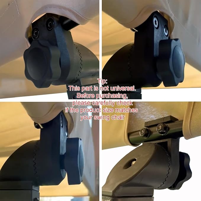 Garden Swing Plastic Fittings for Mainstays Belden Park Swing Version III, 1.93" Gear with 36 Teeth(1PCS/CTN)
