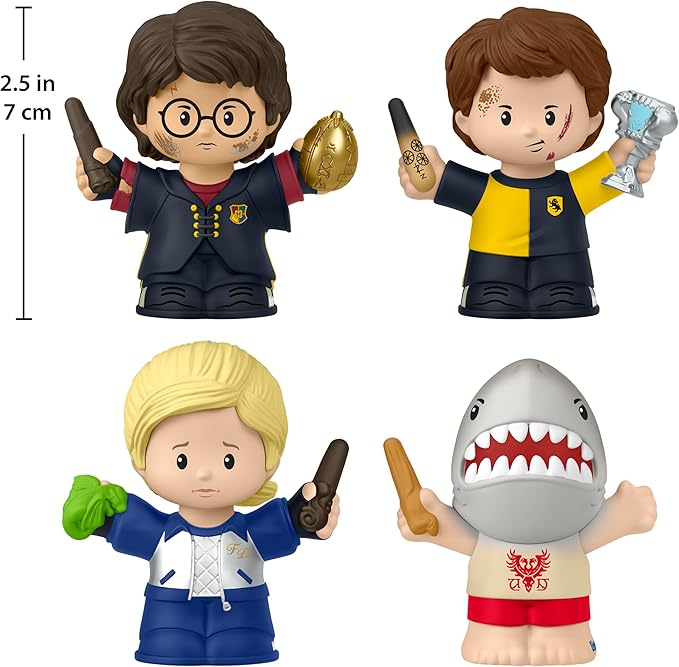 Little People Collector Harry Potter and The Goblet of Fire Special Edition Set for Adults & Fans, 4 Figures in a Display Box