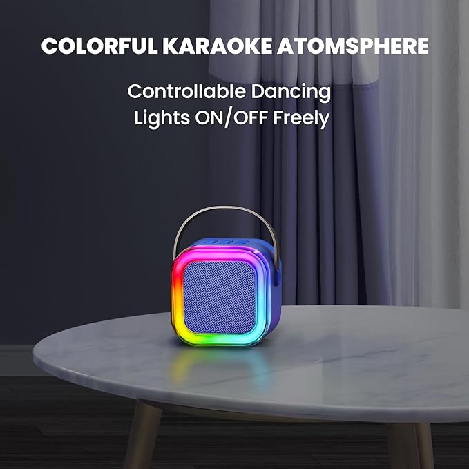 Karaoke Machine for Kids, 2026 TOP Toys Birthday Gifts Ideas for Girls Ages 4, 5, 6, 7, 8, 9, 10, 12+ Years Old, Portable Mini MP3 Player with 2 Wireless Mics for Party