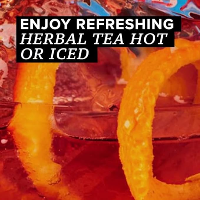 TAZO Passion Herbal Tea Bags, Iced or Hot, Caffeine-Free, 120 Total Tea Bags (20ct - Pack of 6)