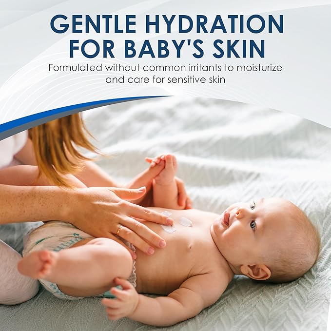 Vanicream Moisturizing Cream for Baby, 6 Oz, Gentle, Hydrating Baby Lotion with Beta-Glucan & Ceramides, Formulated without Common Irritants for Sensitive Skin, All Ages (Pack of 12)