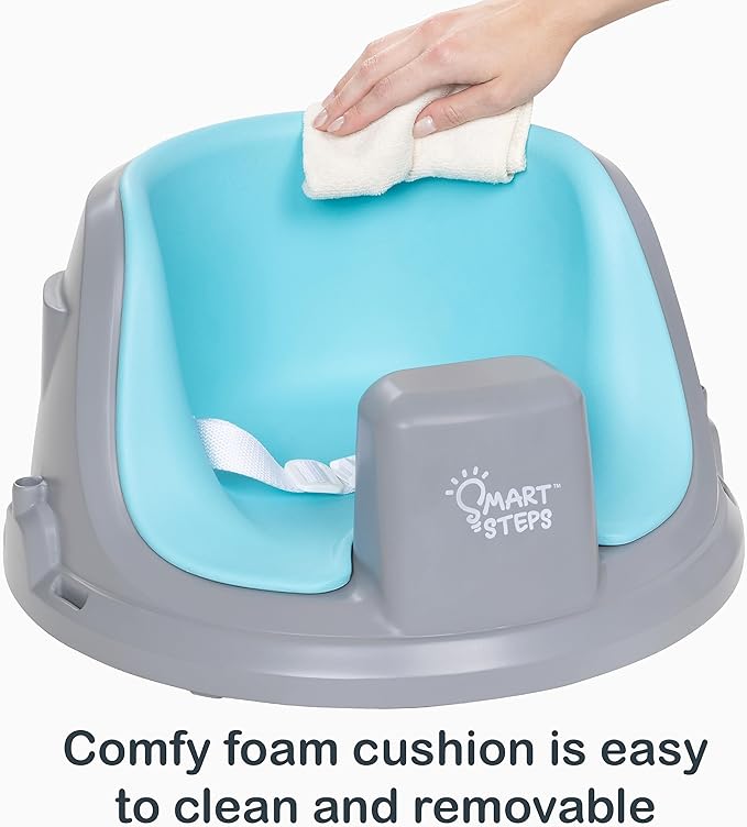 Smart Steps® Explore N’ Play 5-in-1 Activity to Booster Seat, Blue Safari Fun