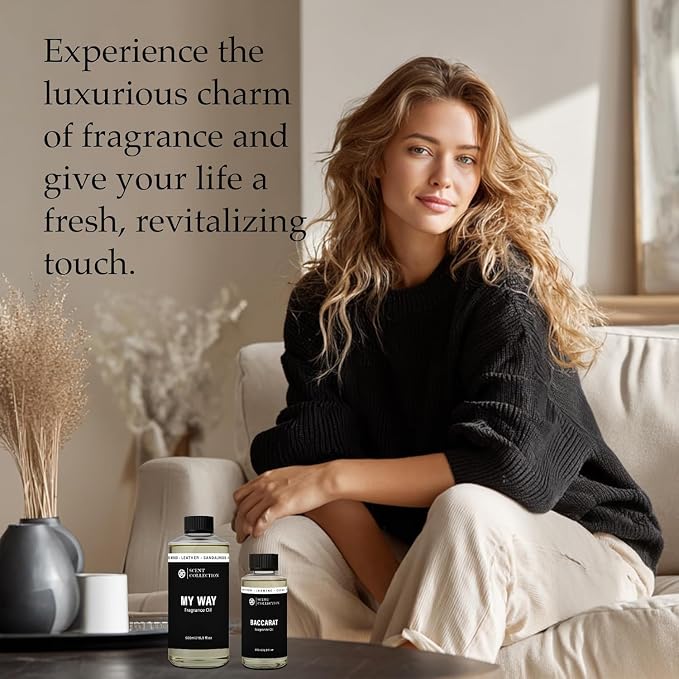 Luxury Hotel Scent Diffuser Oil Inspired by The Ritz Carlton Long-Lasting Essential Oil Refill for HVAC Systems, Home & Spa Use l Waterless Essential Aromatherapy(20ml/0.68Fl Oz)