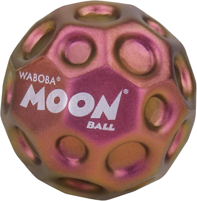 Waboba Metallic Moon Ball - Hyper Bouncy Ball - All Ages Extreme Bounce and Fun - Perfect for Active Play and Outdoor Games