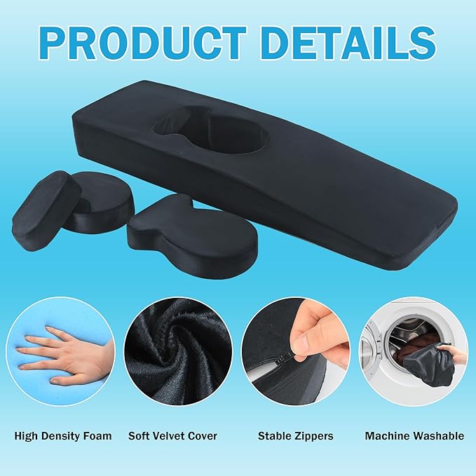 ROYALAY Tummy Nest Pregnancy Mattress, Pregnancy Pillow for Stomach Sleepers with Hole, 70in Full Body Pregnancy Massage Cushion, Face Down Pillow for Sleeping