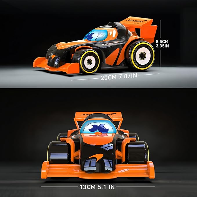 McLaren F1 Merch Remote Control Race Car Preschool Toy for Toddlers Boys and Girls Formula 1 Collectible for Fans Gift Idea for Birthdays