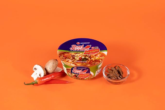 Nongshim HOT & SPICY Noodle Soup, 3.03 Ounce (Pack of 1)
