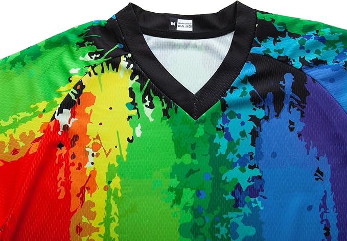 Weimostar Dirt Bike Jersey Youth Long Sleeve Off-Road Motocross Downhill Cycling t Shirt MTB Bicycle Biking Top for Boy Girl