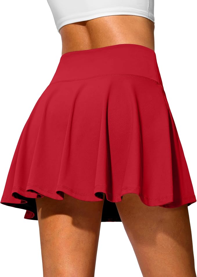 14" Tennis Skirt Golf Skorts with Pockets Tummy Control Shorts Pleated Skirts for Women Athletic Dressy Casual