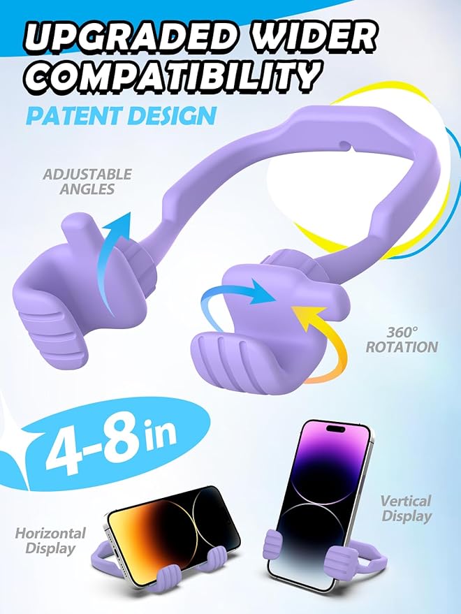Valentines Day Gifts for Teens Girls Her Adults: Funny Gifts for Women Men Boys Thumb Up Cell Phone Stand Holder Novelty Gadget for Mother Mom Wife Kid Dad Girlfriend Birthday Trendy Stuff Ideas