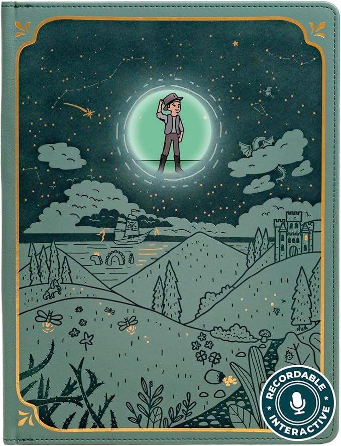 Cali’s Books Jack and The Beanstalk | infinibook Storytelling Toy + Reader | Read-Aloud E-Reader with Games | Recordable Interactive Storybook for Kids 3-7 | Screen-Free Educational Gift