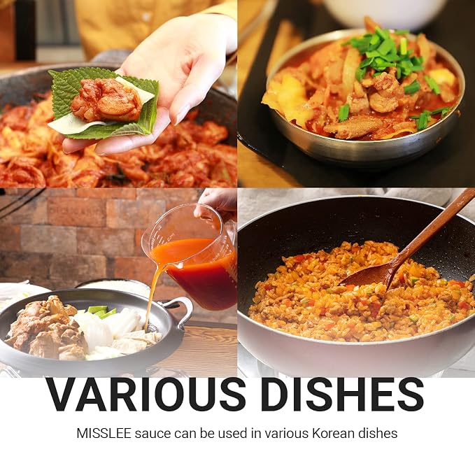 MISSLEE Tteokbokki Sauce Mix (5 Pack, 2 Servings Each), Level 2 Original, Korean Powder Sauce for Rice Cakes, Stir-Fries, and More (1.76 oz(pack of 5), Hot)