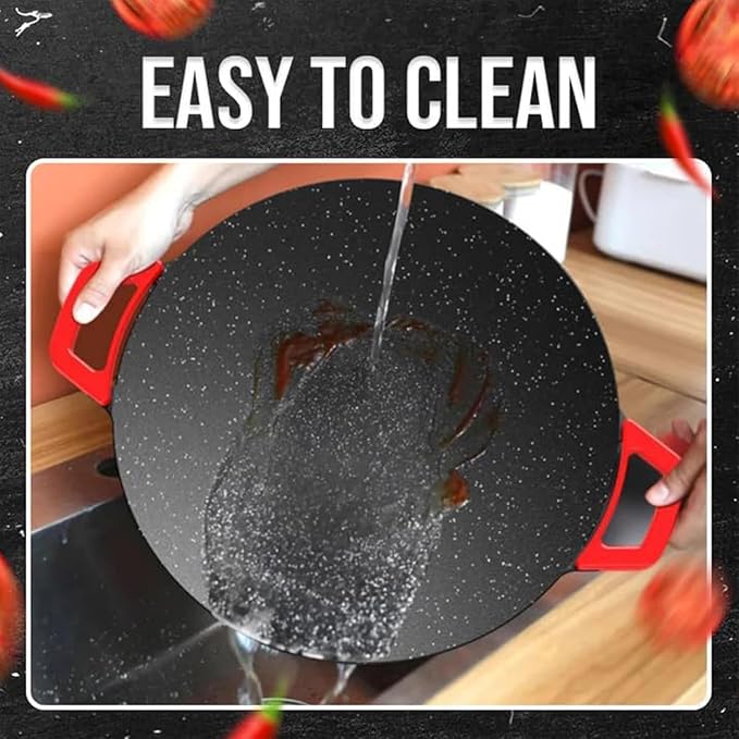 Non-Stick Electric Indoor Grill Pan, Portable Korean Bbq Grill, Adjustable Temperature for Steaks, Burger& BBQ (BLACK,14.2IN)