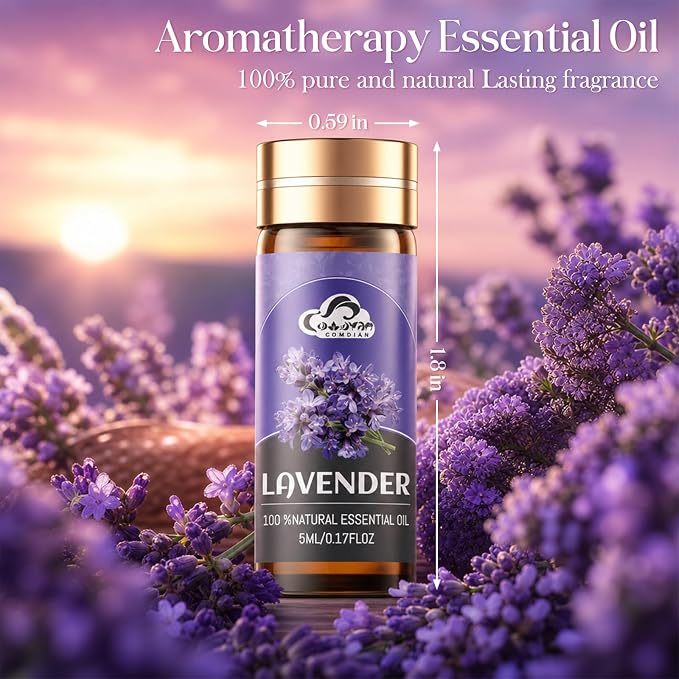 Essential Oil Set, 64 Pcs Fragrance Aromatherapy Oils for Skin, Diffusers, Home Care, Humidifier Laundry, Candle Making - Tea Tree, Sandalwood, Lavender, Vanilla, Eucalyptus and More(5mL)