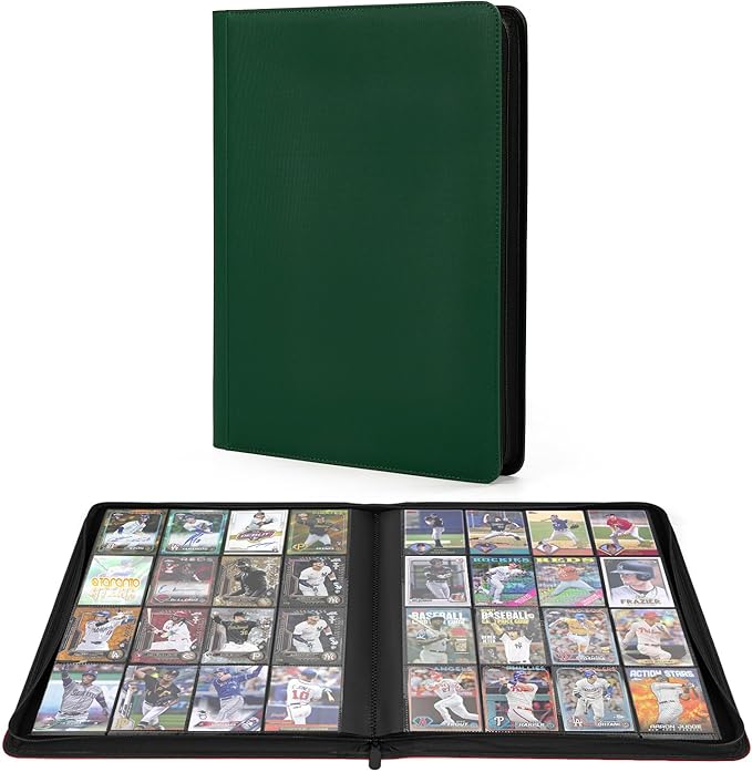 Premium 1000+ Pockets Trading Card Binder, 16-Pocket Ringless Side-Loading Album for TCG, MTG, Lorcana, Sports & Standard-Size Cards