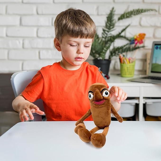 Plush, Tung Tung Tung Sahur Plushies Toy 16inch for Fans Gift, Soft Stuffed Animal Pillow for Home Kids' Bedroom Decor, Birthday Christmas Choice for Boys Girls Cute Halloween Plush Toy (Tung)