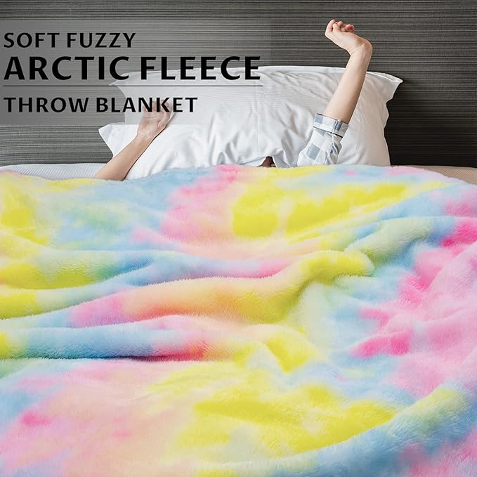 MUGD Soft Blankets Fleece Soft Fuzzy Throw Blanket Kids Warm Throw Blanket for Bed