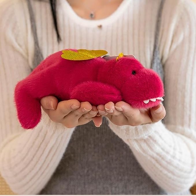 7.8in Dragon Plush Stuffed Animal Cute Dragon Plush Toy Ultra Soft Hugging Gift for Kids Girls Boys (Dragon)